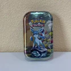 Pokemon Glaceon Scarlet & Violet—Prismatic Evolutions Mini tin Sealed - Image 1