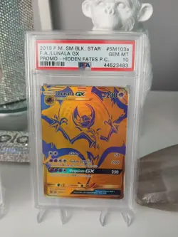 2019 Pokemon black star Lunala GX and Solgaleo GX Hidden Fates graded psa 10 - Image 3