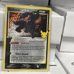 Pokemon Umbreon Gold Star 17/17 Celebrations: Classic Collection Holo - Image 2