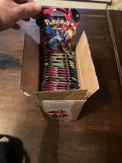 Case Of 24 Pokemon TCG Phantasmal Flames Sleeved Booster Packs. Open Retail Box. - Image 1