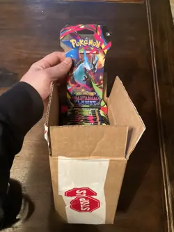 Case Of 24 Pokemon TCG Phantasmal Flames Sleeved Booster Packs. Open Retail Box. - Image 2