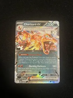 Charizard ex 125/197 Prize Pack Pokemon Play Stamp Series 4 LP - Image 1