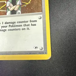 Pokemon Brock Trainer Gym Heroes Rare Holo #15 moderately to heavily played - Image 4