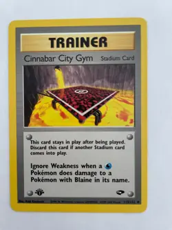Pokemon - 1st Edition Gym Challenge Cinnabar City 113/132 NM - Image 1