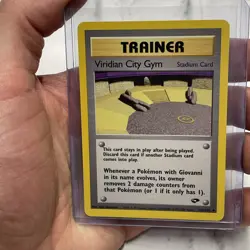 Pokemon Viridian City Gym 123/132 Gym Challenge Trainer WOTC Near Mint NM/MT Vtg - Image 1