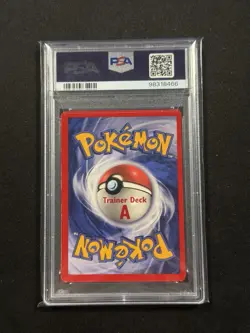 1999 POKEMON BASE SET UNLIMITED TRAINER DECK A #97 FIGHTING ENERGY PSA 8 - Image 2