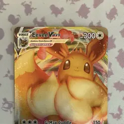 Eevee VMAX SWSH87 Full Art Holo Pokemon TCG Sword & Shield Promo NM - Image 2