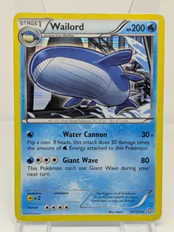 POKEMON WAILORD 26/124 HOLO RARE DRAGONS EXALTED - Image 1