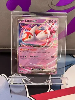 Pokemon TCG Latias EX 076/191 Surging Sparks Double Rare Holo - Image 1