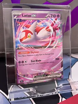 Pokemon TCG Latias EX 076/191 Surging Sparks Double Rare Holo - Image 4