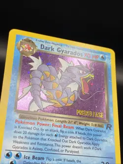 Dark Gyarados 8/82 Holo Rare Unlimited PRERELEASE Team Rocket Pokemon 791 - Image 2