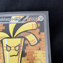 Pokemon Gholdengo ex 252/182 SV04 Paradox Rift Full Art Holo Stage 1 - Image 4