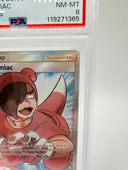 2019 Pokemon S&M Unified Minds Poke Maniac #236 | Full Art | PSA 8 NM-MT - Image 3