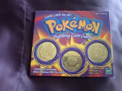 1999 Vintage Pokemon Battling Coin Game Battle Coins. Sealed Packaging. - Image 1