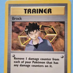 Brock - 1st Edition - 98/132 Gym Heroes - Pokemon TCG - 2000 LP - Image 3
