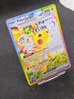 Pokemon Pikachu ex 238/191 Special Illustration Rare SIR Surging Sparks *New* - Image 2