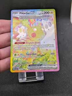 Pokemon Pikachu ex 238/191 Special Illustration Rare SIR Surging Sparks *New* - Image 4