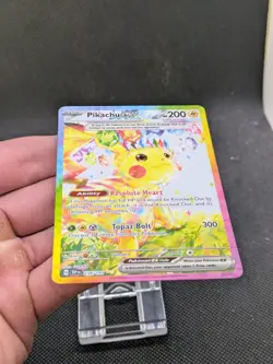 Pokemon Pikachu ex 238/191 Special Illustration Rare SIR Surging Sparks *New* - Image 5