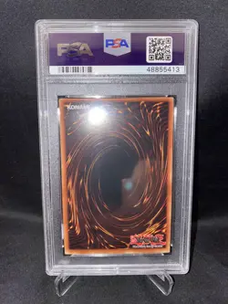 Yu-Gi-Oh 2002 Blue Eyes White Dragon 1st Edition Dark Magician LOB-005 *PSA 10* - Image 2