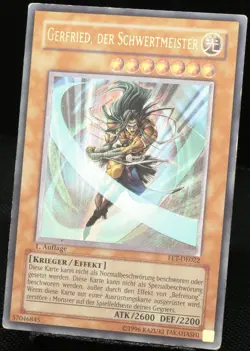 Yu-Gi-Oh! Gerfried, Der Schwertmeister FET 1.Edition Ultimate Rare [LP]| DE 2005 - Image 3