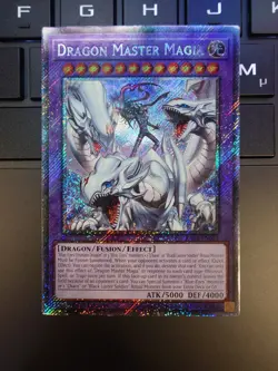 Dragon Master Magia - (RA04 - EN055) - Platinum Secret Rare - 1st Ed - Image 1