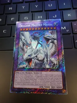 Dragon Master Magia - (RA04 - EN055) - Platinum Secret Rare - 1st Ed - Image 2