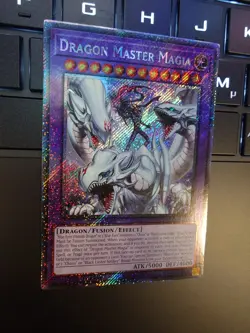 Dragon Master Magia - (RA04 - EN055) - Platinum Secret Rare - 1st Ed - Image 3