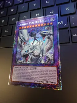Dragon Master Magia - (RA04 - EN055) - Platinum Secret Rare - 1st Ed - Image 5