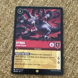 HYDRA Deadly Serpent Legendary #108/204 EN 3 INTO THE INKLANDS Disney Lorcana - Image 1