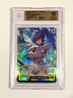 WS Goddess of Victory: NIKKE - Helm: Aquamarine SP Signed Gold Signature BGS 10 - Image 1