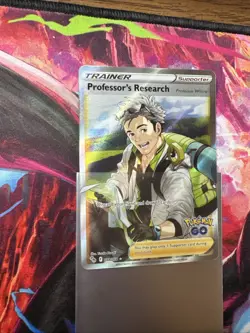 Professor's Research Pokemon Go Full Art Ultra Rare Card 078/078 NM Condition - Image 2