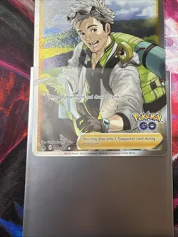 Professor's Research Pokemon Go Full Art Ultra Rare Card 078/078 NM Condition - Image 4