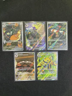 Destined Rivals 5 Card Lot - All NM - Full Art, IR’s & UR - Image 1