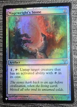Magewright's Stone - Dissension Artifact - Magic The Gathering MTG Card Holo - Image 1