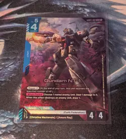 Gundam Card Game Steel Requiem Gundam NT-1 Foil Mint/Near Mint - Image 1