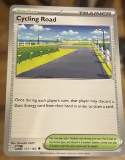 Cycling Road 157/165 151 Regular Pokemon Card Buy 2 Get 1 Free - Image 1