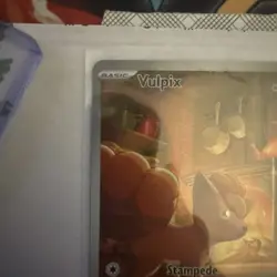 Pokemon TCG Vulpix Illustration Rare Card #138/132 Mega Evolutions - Image 5