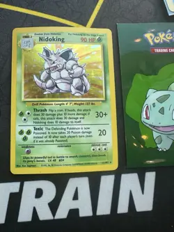 Pokemon Card Nidoking 11/102 Base Set Holo Rare 129💎NM LP +💎 - Image 1