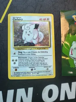 Pokemon Card Clefairy 5/102 Base Set Holo Rare Unlimited 151💎NM💎 - Image 1