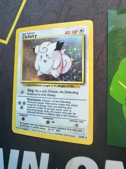 Pokemon Card Clefairy 5/102 Base Set Holo Rare Unlimited 151💎NM💎 - Image 3