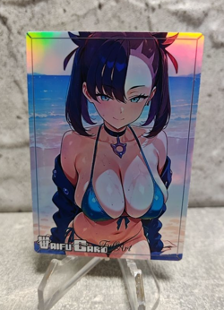 Marnie Trading Card Waifu Goddess Story Anime Girl holo Karte Manga Full Art - Image 1