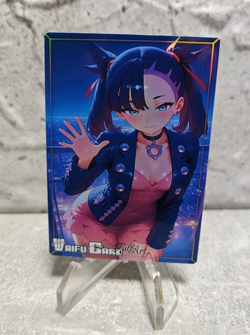 Marnie Trading Card Waifu Goddess Story Anime Girl holo Karte Manga Full Art - Image 1