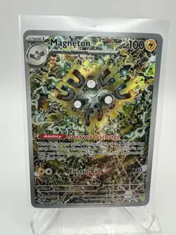 Magneton SVP 159 Black Star Promo Holo Card Surging Sparks, Pokemon TCG Full Art - Image 1