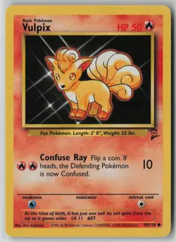 Vulpix 98/110 Pokemon Legendary Collection Common Moderately Played Card (MP) - Image 1