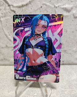 Jinx Trading Card Waifu Goddess Story Anime Girl holo Karte Manga Full Art - Image 1