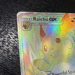 Pokemon Card Raichu GX 75/73 Shining Legends Secret Rare - Image 5