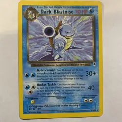 Dark Blastoise 4/110 Non-Holo Rare Legendary Collection Pokemon Card-NM - Image 1
