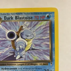 Dark Blastoise 4/110 Non-Holo Rare Legendary Collection Pokemon Card-NM - Image 5