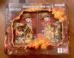Bandai One Piece Card Game Illustration Box Vol 5 Factory Sealed In Hand - Image 1