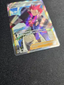 Lance 192/195 Full Art Ultra Rare Trainer Silver Tempest Pokemon Card TCG NM - Image 2